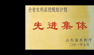 2001年先進(jìn)集體